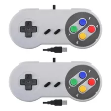 2 Controles Gamepad Conexão Usb Compatíveis Com Computador