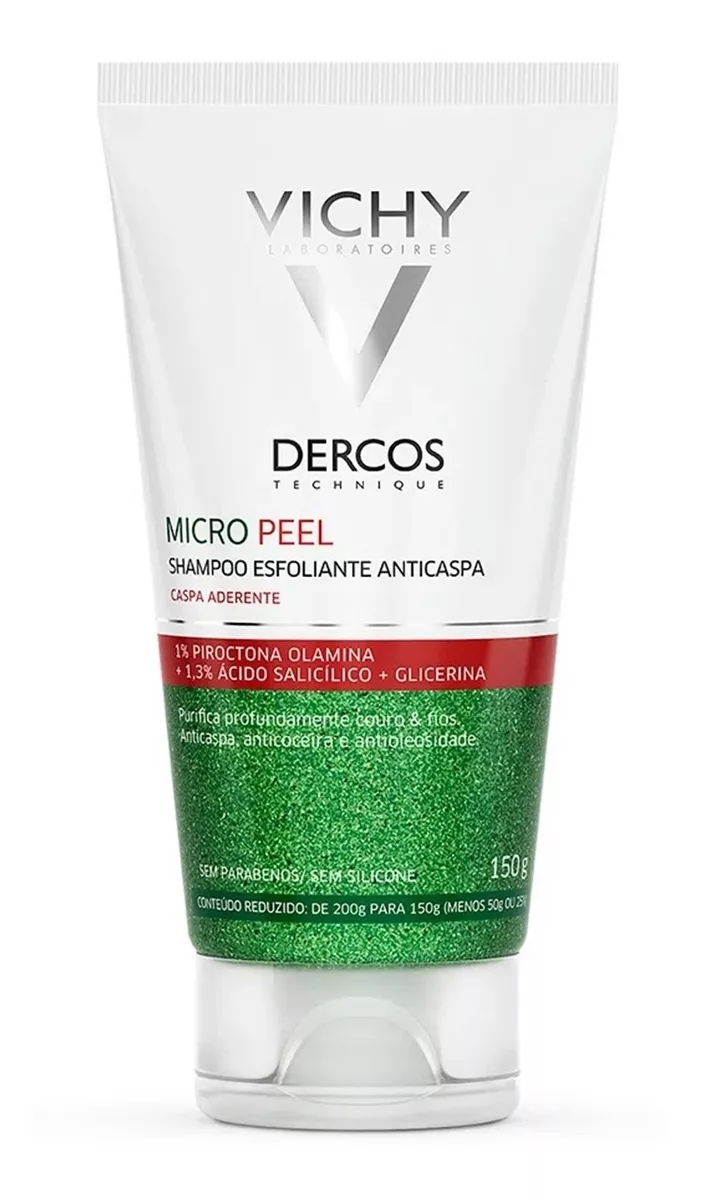 Shampoo Esfoliante Anticaspa Vichy Dercos Micropeel 150g