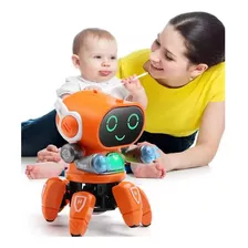 Robot Bailarin Con Música Y Luz Para Niños
