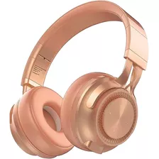 Audífonos Bluetooth Diadema Inalámbrico Rosa Linkbits Bg-108