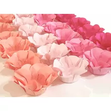 30 Forminhas Doces Flor Luxo Dupla Papel Festa Promoção