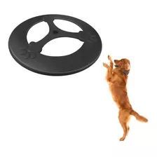 Frisbee Brinquedo Cães Disco Voador Em Pp 25 Cm Furacão Pet Cor Preto