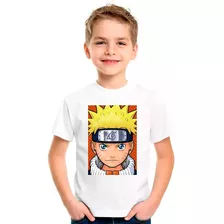 Camiseta Infantil Desenho Naruto Anime 08