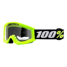 Óculos Motocross Infantil Juvenil 100% Strata Mini Fluor