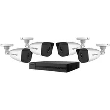 Kit Nvr 4 Canales Poe Con 4 Cámaras Ip 1080p C/instalación