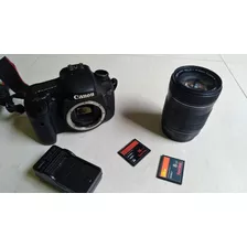 Câmera Cânon 7d + Lente 18-135mm