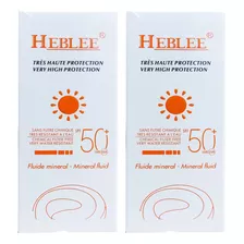 Heblee Bloqueador Solar Ultra Kit De 2 Fps50+ 60gr