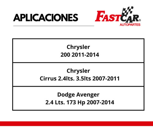 Amortiguadores Chrysler Cirrus 2.4l 3.5l 2007 2011 Kit 4 Foto 4