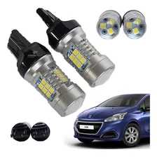 Led Drl Luz Diurna T20 Peugeot 208 Branco Puro 2 Polos 