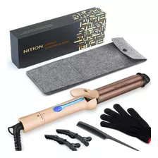 Nition Professional 1 1/4 Pulgadas Rizador De Pelo Aceite De