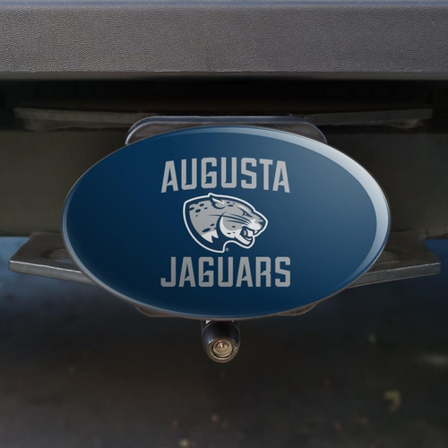 Augusta University Jaguars Logo Oval Tow Hitch Cover Trailer Foto 2
