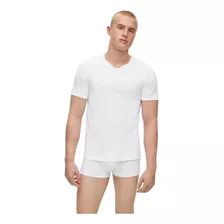 Camisetas Cuello V Boss 3 Piezas Algodon Puro 100% Original