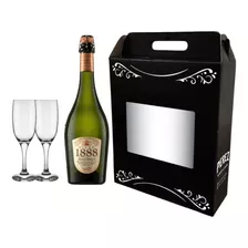 Sidra 1888 Saenz Briones + 2 Copas Champagne - Perez Tienda