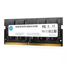 Memoria Ram Color Negro 16gb 1 Hp 7eh99aa