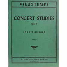 Partitura Violino Solo Vieuxtemps Concert Studies Op. 16