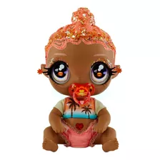 Mga's Glitter Baby Doll Con Cambios De Color, Cabello Rosa,
