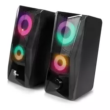 Parlantes Xtech Incendo, Estéreo Multimedia 2.0, Luces Led