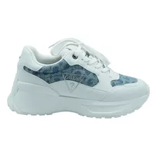 Tenis Guess Women´s Wgstrive2 White/denim Nuevos Originales