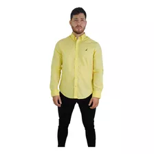 Camisa Nautica Amarilla Hombre W74v01 7sn 