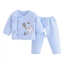 2 Peças De Pijamas Para Meninos E Meninas, Blusas, Calças, C