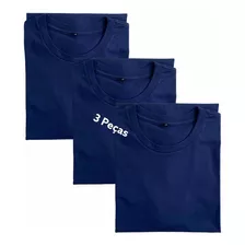 Kit 3 Camisas Camisetas Básicas Premium Algodão Promoção