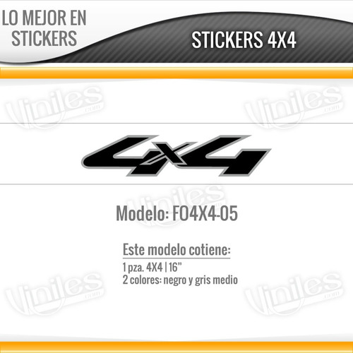 Calcomania Sticker 4x4 Ford, Gm, Chevrolet, Nissan, Dodge Foto 4