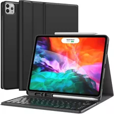 Funda Teclado iPad Pro 12.9 5ta 4ta 3ra Generacion Negro