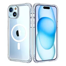 Funda Protectora De Celular Mkeke, Para iPhone 15, Magnética