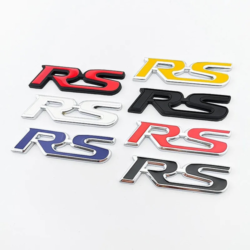 3d Metal Car Badge Para Compatible Con Honda Rs Logo Fit Foto 7