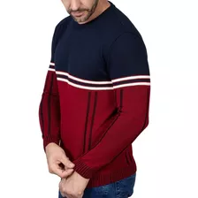 Suéter Tricôt -blusa Frio 2 Cores-vermelho/azul-dir.fabrica