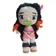 1 Muñeca Amigurumi Crochet 24 Cm De Alto Nuevo Estilo 