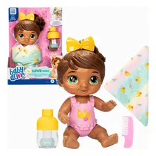 Boneca Baby Alive Bebê Shampoo Morena 30cm 3+ F9120 Hasbro