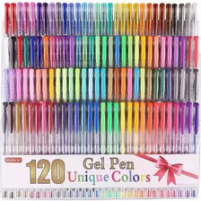 Shuttle Art 963258 Set 120 Plumas Gel Sin Duplicados