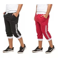 Kit 02 Bermudas De Moletom Treino Hip Hop Dance Jogging B4