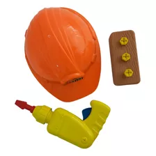 Juego De Casco Con Taladro Para Niños