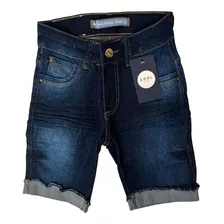 Bermuda Jeans Masculina Infantil Menino Tamanho 4 6 8 Anos