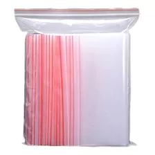 Saco Saquinho Zip Lock Hermético 25x35 C/ 100un Plástico