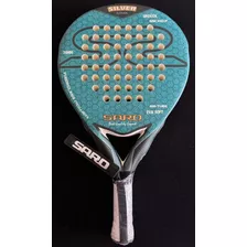 Paleta De Padel Saro Silver - Envío Sin Cargo 