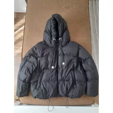 Campera Negra Puffer Prune