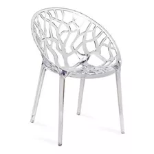 Silla Sillon Transparente Araña Apto Jardin Rollerhoy Vip