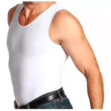 Cinta Modeladora Masculina Compressão Body Shaper Regata C91