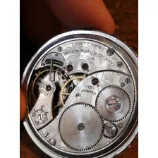Reloj De Bolsillo Antiguo Siglo 19 Elgin Americano 15 Joyas