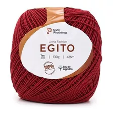 Linha Fashion Egito Piratininga - 130g | 426 Metros Vermelho