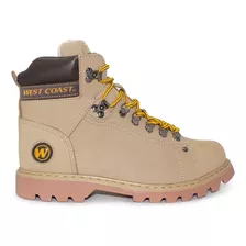 Bota Masculina Couro West Coast Worker Classic Tratorada