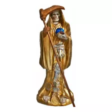 Santa Muerte Dorada Imagen 30cm