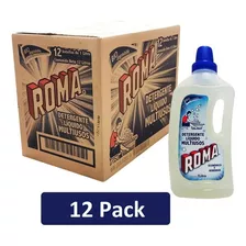 Roma Detergente Líquido / Caja Con 12 Botellas De 1 Litro