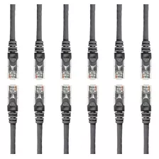 Cable Ethernet Cat6 De 1 Pie (paquete De 10) - Sin Enganches