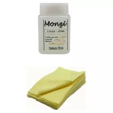 Kit Limpa Jóias Monzi Grande 125ml + 3 Flanelas Magicas