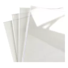 Kit 4 Chapa De Ps Cristal 1mm Transparente A4 21x29,7cm