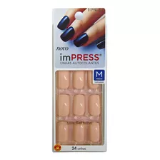 Unhas Autocolantes Halo Médio Impress Kiss Ny Bipm015